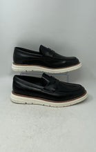 Load image into Gallery viewer, Cusolemore Mens Scmla Black Round Toe Slip-On Penny Loafer Shoes Size 12