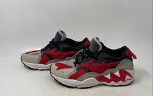 Load image into Gallery viewer, Mizuno Mens Wave Rider Phoenix Red Gray Lace-Up Sneaker Shoes Size 7