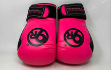 Load image into Gallery viewer, 9Round Pink Black 30 Min Kickbox Fitness Sporting Hook & Loop Boxing Gloves