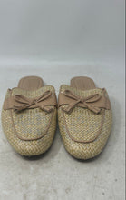 Load image into Gallery viewer, Coach Womens Stassi Beige Bow Tassel Weave Slip-On Slide Sandals Size 9