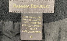 Load image into Gallery viewer, Banana Republic Womens Black Regular Fit Side Zip Straight & Pencil Skirt Size 0