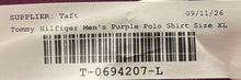 Load image into Gallery viewer, Tommy Hilfiger Mens Purple Slim-Fit Stretch Collared Golf Polo Shirt Size XL