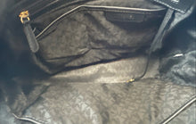 Load image into Gallery viewer, Michael Kors Womens Black Inner Pockets Double Handle Shoulder Tote Bag