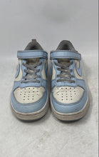 Load image into Gallery viewer, Nike Boys Court Borough Low Recraft IH4049-001 White Blue Sneakers Shoes Size 3Y