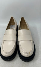 Load image into Gallery viewer, Michael Kors Womens Cream Black Leather Slip-On Loafers Shoes Size 7.5M
