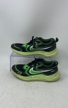 Load image into Gallery viewer, Nike Kids Cosmic Runner HM4402-009 Black Green Lace-Up Sneaker Shoes Size 3.5Y