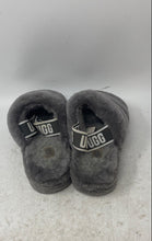 Load image into Gallery viewer, UGG Womens Fluff Yeah Gray Open Toe Slide Slippers Size 8