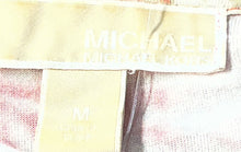 Load image into Gallery viewer, Michael Kors Womens Orange White Tie-Dye Print Short Sleeve Blouse Top Size M