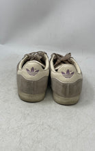 Load image into Gallery viewer, Adidas Womens Gazelle IE3899 Gray Purple Lace-Up Sneaker Shoes Size 6 1/2
