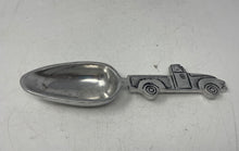 Load image into Gallery viewer, Silver Plated Tone Tableware Decorative Serving Spoon With Car Handle Design