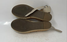 Load image into Gallery viewer, Marc Fisher Womens Gray Suede Open Toe Wedge Platform Sandals Size 7