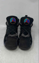 Load image into Gallery viewer, Nike Kids Air Jordan 8 Retro Black Purple Blue Lace-Up Sneakers Shoes Size 3Y