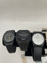 Load image into Gallery viewer, Armitron, US Polo, Timex, DKNY, Polar Women-Men Silver Tone Watches 7 Pcs