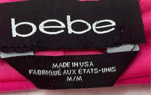 Load image into Gallery viewer, Bebe Womens Pink Round Neck Sleeveless Back Zip Short Mini Dress Size M/M