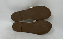 Load image into Gallery viewer, Cole Haan Womens Flynn Slotted W32123 Gold Leather Slip-On Slide Sandals Size 8B