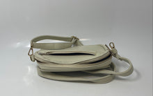 Load image into Gallery viewer, Vangue Womens Beige Inner Pockets Detachable Strap Shoulder Crossbody Bag
