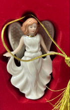 Load image into Gallery viewer, Lenox White Engraved Christmas Decorative Angel Figure Ornament With Box