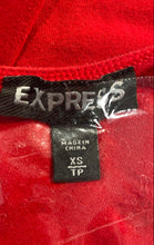 Load image into Gallery viewer, Express Womens Red Sleeveless Scoop Neck Back Zip Peplum Tank Top Size XS