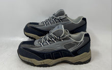 Load image into Gallery viewer, Brahma Womens Amy 2540824 Blue Gray Leather Lace-Up Work Sneaker Shoes Size 6.5