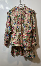 Load image into Gallery viewer, Zara Womens Multicolor Floral Print Long Sleeve Mini Dress Size Small
