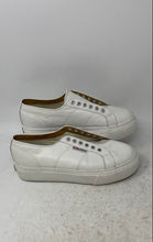 Load image into Gallery viewer, Superga Unisex 2790 White Leather Platform Sneaker Shoes Size M 6.5 W 8 No Laces