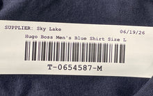 Load image into Gallery viewer, Hugo Boss Mens Blue Short Sleeve Crew Neck Pullover T-Shirt Size Large