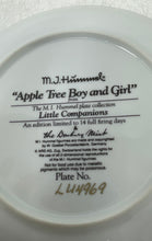 Load image into Gallery viewer, M.J. Hummel Apple Tree Boy And Girl Little Companions Round Collector Plate