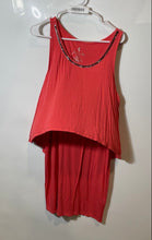 Load image into Gallery viewer, Juicy Couture Womens Coral Sleeveless Beaded Overlay Sheath Dress Size L