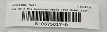 Load image into Gallery viewer, Lot Of 2 Pcs Apple iPad Air 1st Gen A1474 Gray IOS Tablets Not Tested For Parts