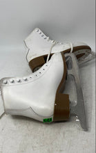 Load image into Gallery viewer, Glacier By Jackson Womens 410 White Leather Lace-Up Figure Ice Skates Size 6