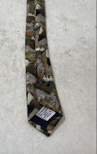 Load image into Gallery viewer, Lorenzo Selini Mens Multicolor Abstract Print Adjustable Designer Tie