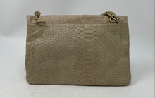 Load image into Gallery viewer, Unbranded Womens Brown Snake Skin Print Genuine Leather Crossbody Purse