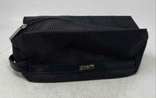 Load image into Gallery viewer, Giorgio Armani Womens Black Polka Dot Zipper Travel Cosmetic Toiletry Bag