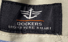 Load image into Gallery viewer, Dockers Mens Beige Pockets Straight Leg Dress Pants Size 33X32