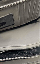 Load image into Gallery viewer, Steve Madden Womens Bzippy Gray Faux Leather Double Zip-Around Crossbody Bag