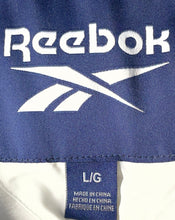 Load image into Gallery viewer, Reebok Mens White Black Long Sleeve Hooded Full-Zip Puffer Jacket Size Large