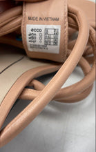 Load image into Gallery viewer, Ecco Womens Elevate Squared Nude Leather Slip-On Strappy Sandals Size 4-4.5