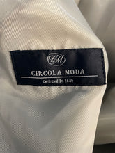 Load image into Gallery viewer, Circola Moda Mens Light Beige Plaid Two-Button Blazer Jacket Size 50L/46W
