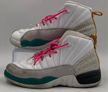 Load image into Gallery viewer, Authentic Nike Boys Air Jordan 12 Retro Multicolor Lace-Up Sneaker Shoes Size 2Y