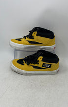 Load image into Gallery viewer, Vans X Bruce Lee Mens Half Cab 508357 Yellow Black Lace-Up Sneaker Shoes Size 5