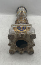 Load image into Gallery viewer, Crackle Glaze Footed Floral Pattern Ceramic Vintage Style Candlestick Holder