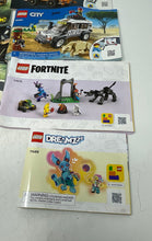Load image into Gallery viewer, Lot Of 6 Pieces Assorted Lego Mixed Variety Instruction Manuals Booklets