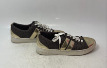 Load image into Gallery viewer, Michael Kors Womens Brown Gold Signature Print Sneaker Shoes Size 7M