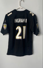 Load image into Gallery viewer, Nike Kids Black Baltimore Ravens Mark Ingram II #21 NFL Jersey Size Large