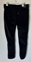 Load image into Gallery viewer, Levi Strauss & Co. Womens Black 311 Shaping Corduroy Skinny Leg Ankle Pants 31