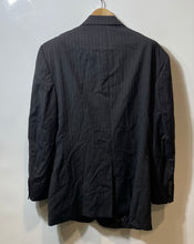 Load image into Gallery viewer, Authentic Brooks Brothers Mens Gray Striped Wool 2-Button Blazer Size EUR 43