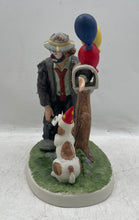 Load image into Gallery viewer, Flambro Emmett Kelly Jr 70th Birthday Mail Home Decorative Clown Figurine