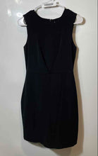 Load image into Gallery viewer, A New Day Womens Black Round Neck Sleeveless Back-Zip Sheath Dress Size 2