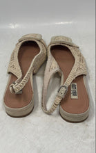 Load image into Gallery viewer, Bibi Lou Womens 55mm Dalila Beige Buckle Slingback Sandals Size EUR 38