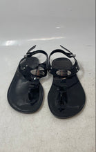Load image into Gallery viewer, Michael Kors Womens Black Jelly Toe Post Flat Thong Sandals Size 6M